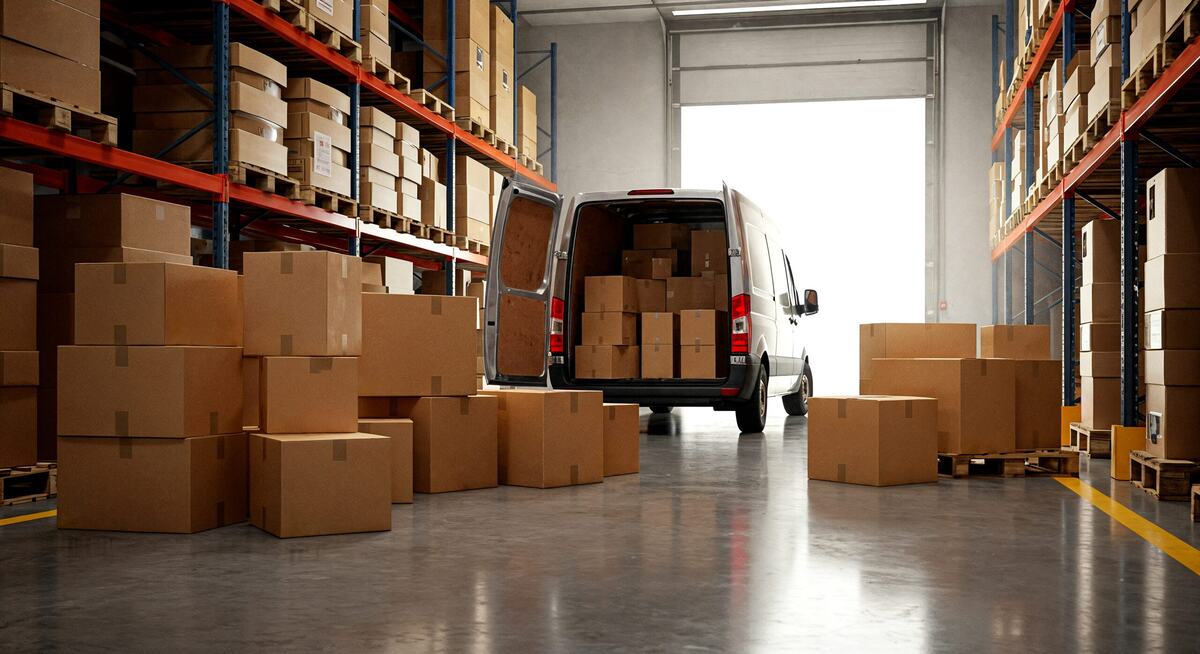 warehouse-scene-with-delivery-van-boxes
