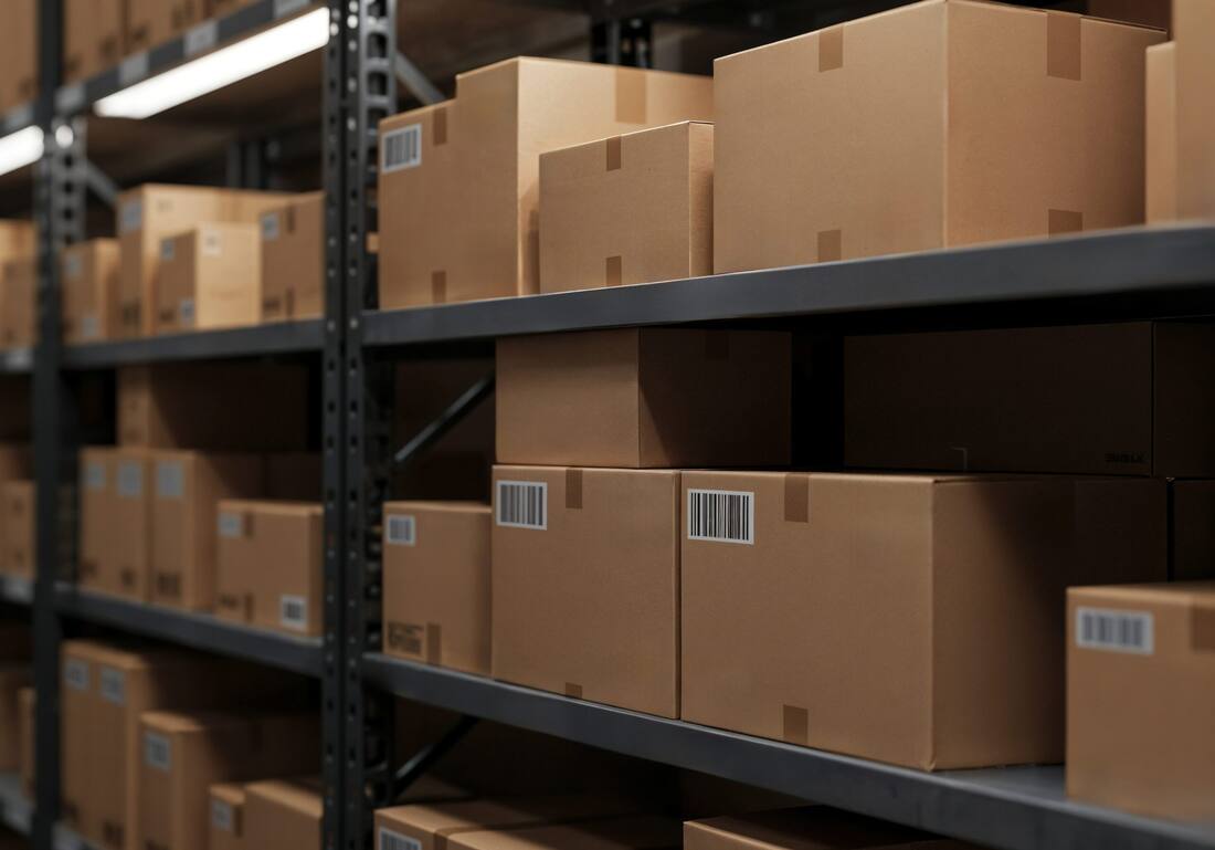 warehouse-storage-shelves-with-cardboard-boxes